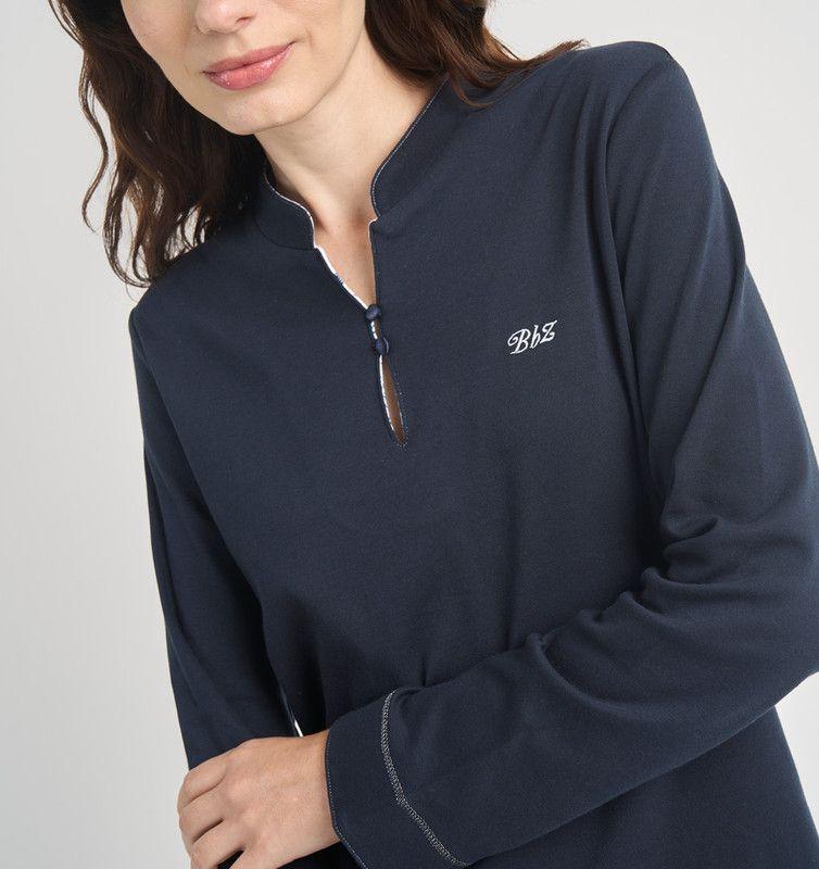 PIJAMA MUJER BARBIZON SOFIA AZUL-3