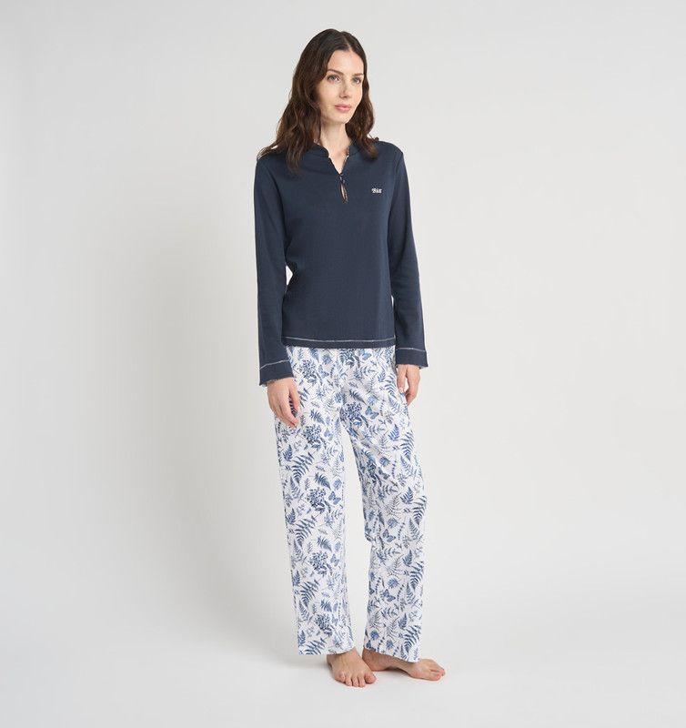 PIJAMA MUJER BARBIZON SOFIA AZUL-4
