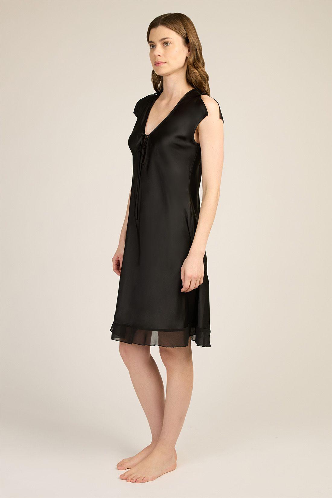 CAMISOLA MUJER BARBIZON SESGO NEGRO-2