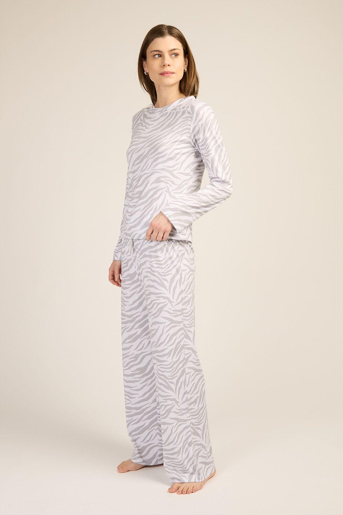 PIJAMA MUJER BARBIZON PRAGA BEIGE-2