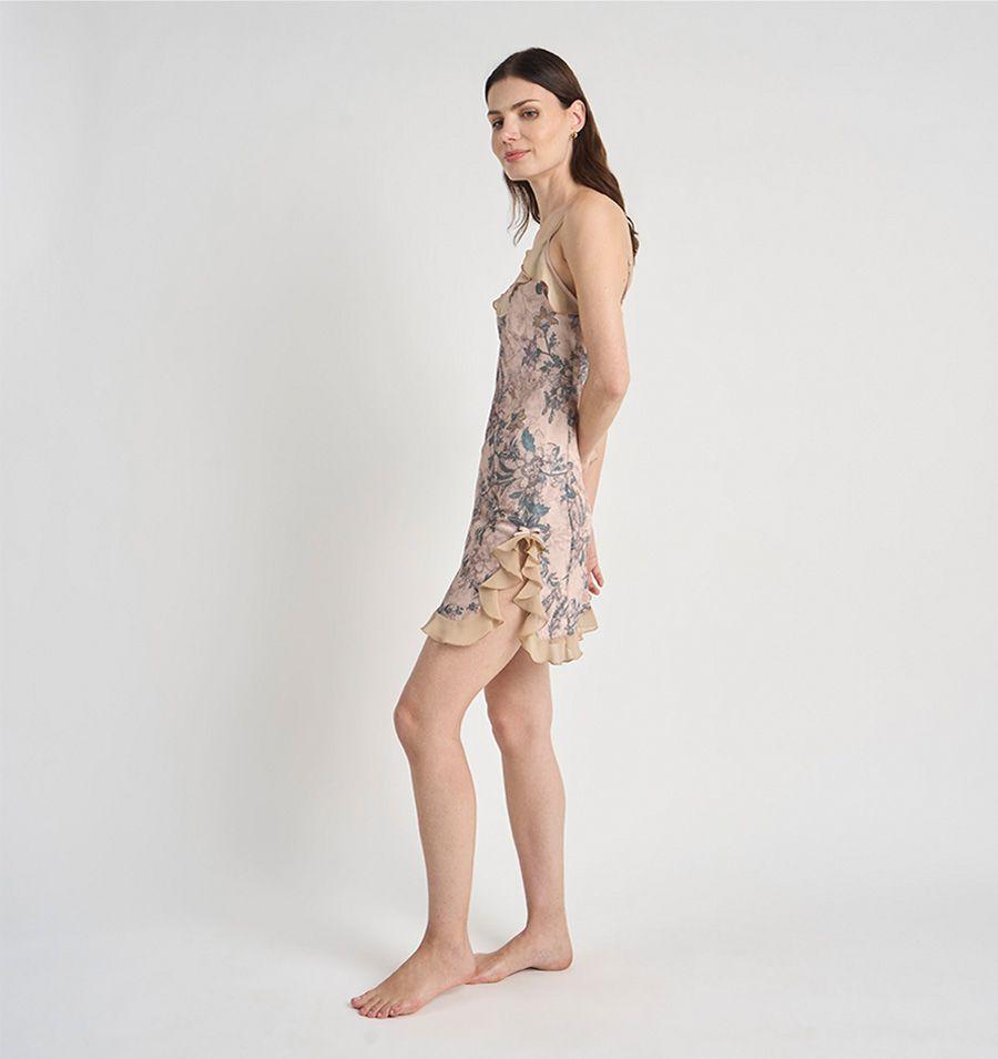 MINI MUJER BARBIZON VUELO BEIGE ESTAMPADO-4