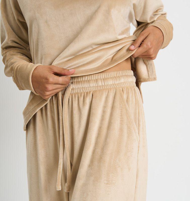 PIJAMA MUJER BARBIZON ELISA BEIGE-3