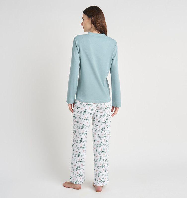 PIJAMA MUJER BARBIZON SOFIA VERDE-1