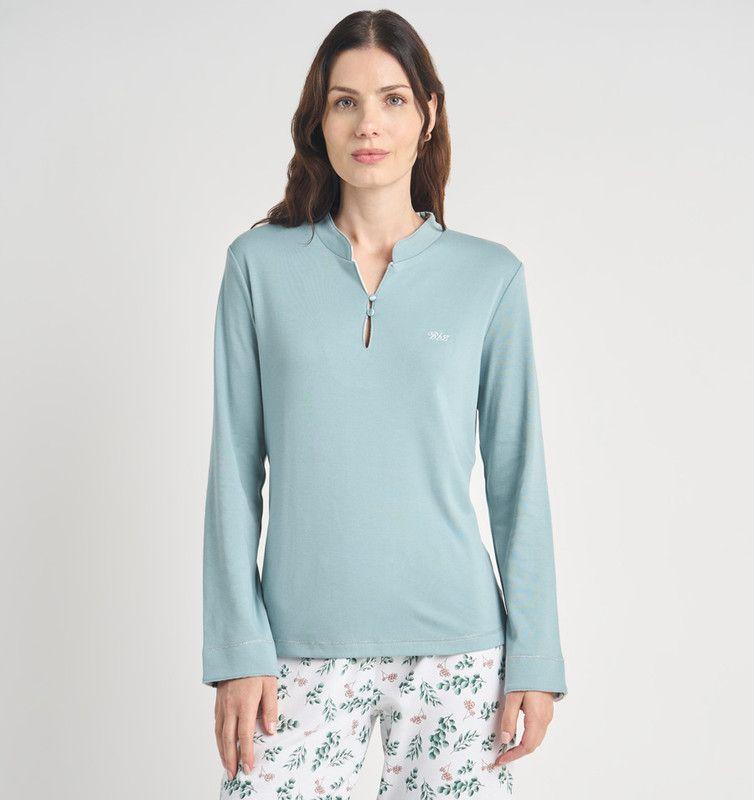 PIJAMA MUJER BARBIZON SOFIA VERDE-2