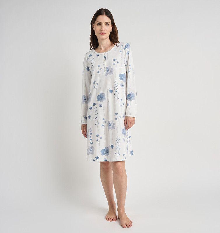 CAMISA MUJER BARBIZON CUORE BLANCO ESTAMPADO-0