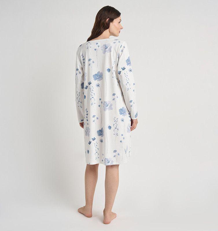 CAMISA MUJER BARBIZON CUORE BLANCO ESTAMPADO-1