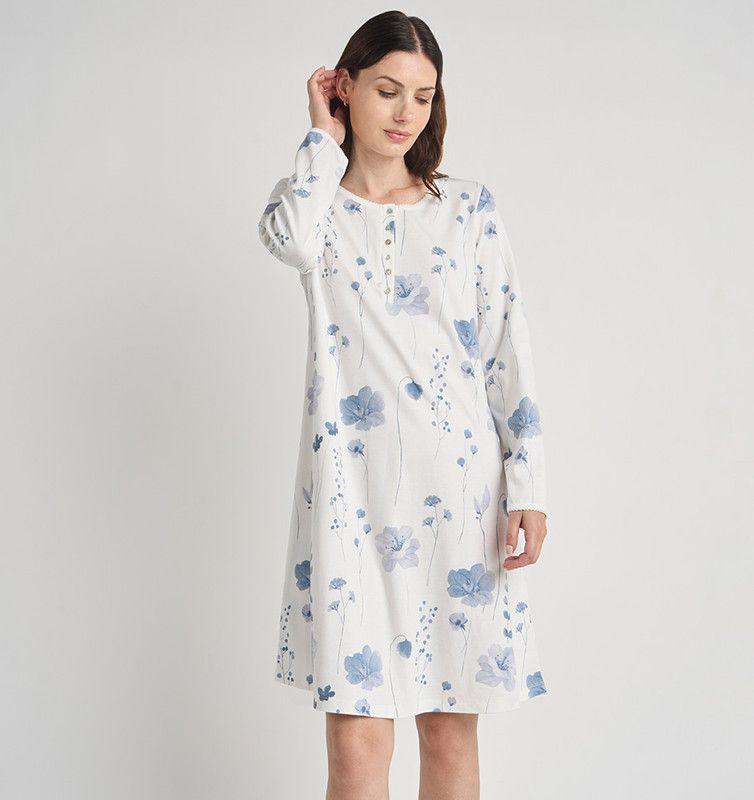 CAMISA MUJER BARBIZON CUORE BLANCO ESTAMPADO-2