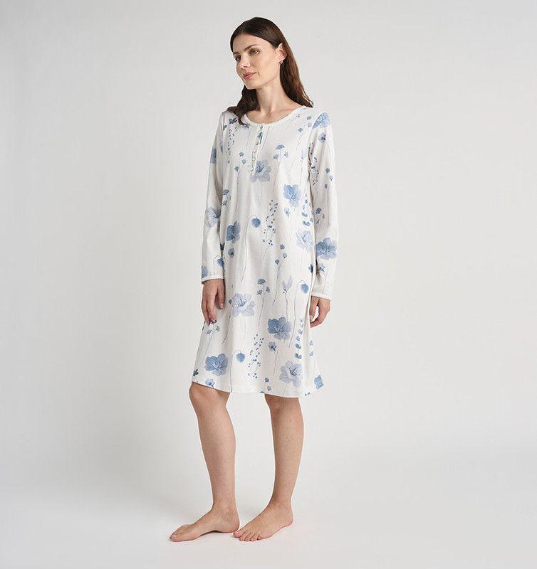 CAMISA MUJER BARBIZON CUORE BLANCO ESTAMPADO-4