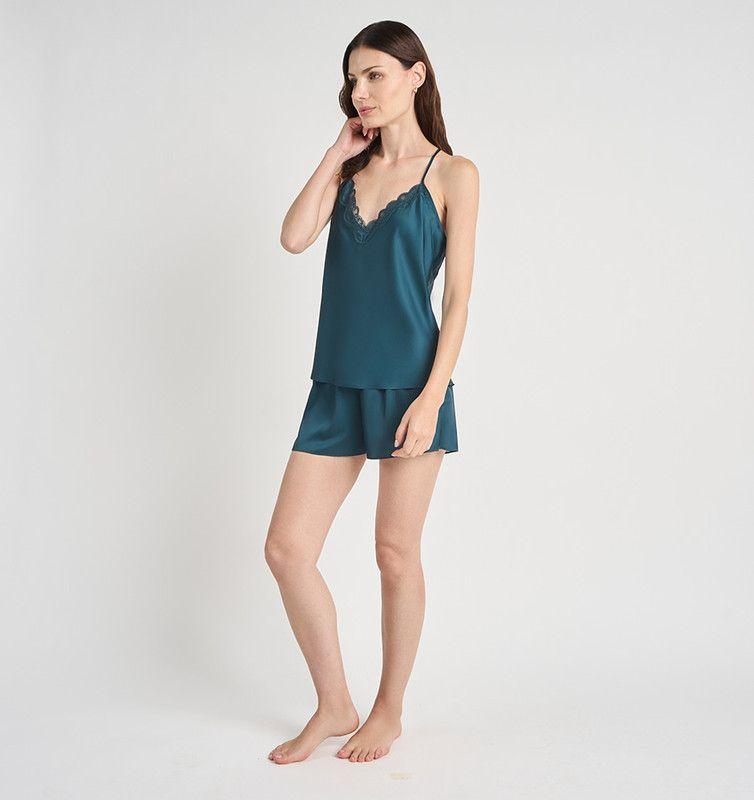 PIJAMA MUJER BARBIZON LORE LACE VERDE-4