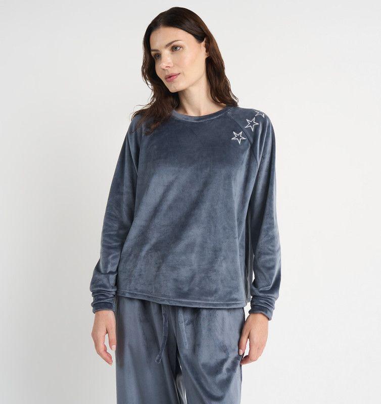 PIJAMA MUJER BARBIZON ELISA AZUL-2