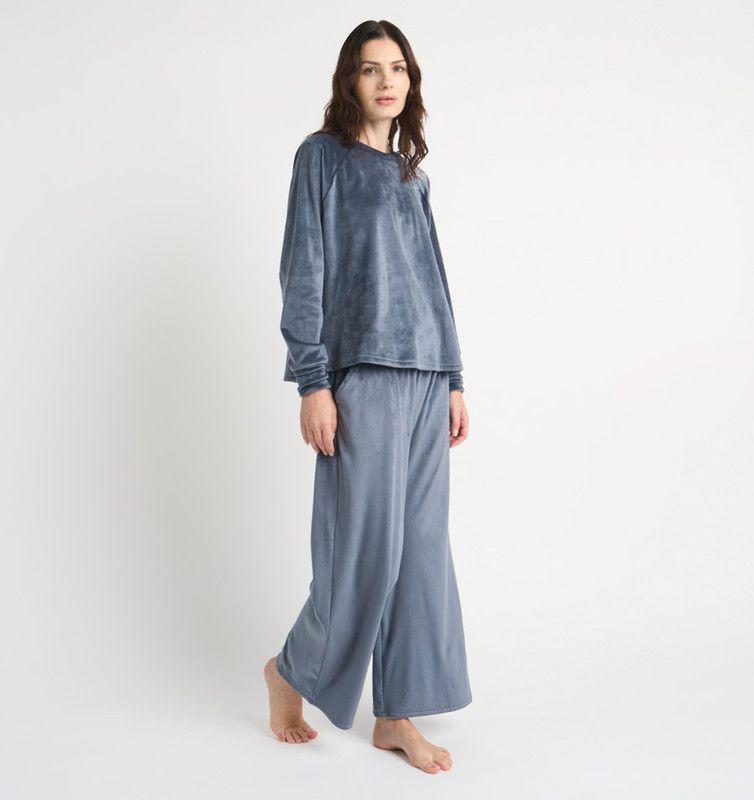 PIJAMA MUJER BARBIZON ELISA AZUL-4