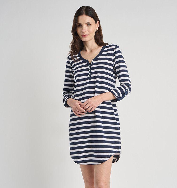 CAMISA MUJER BARBIZON CLARA AZUL-2