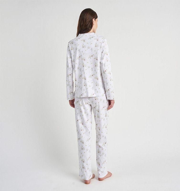 PIJAMA MUJER BARBIZON SPA BLANCO ESTAMPADO-1