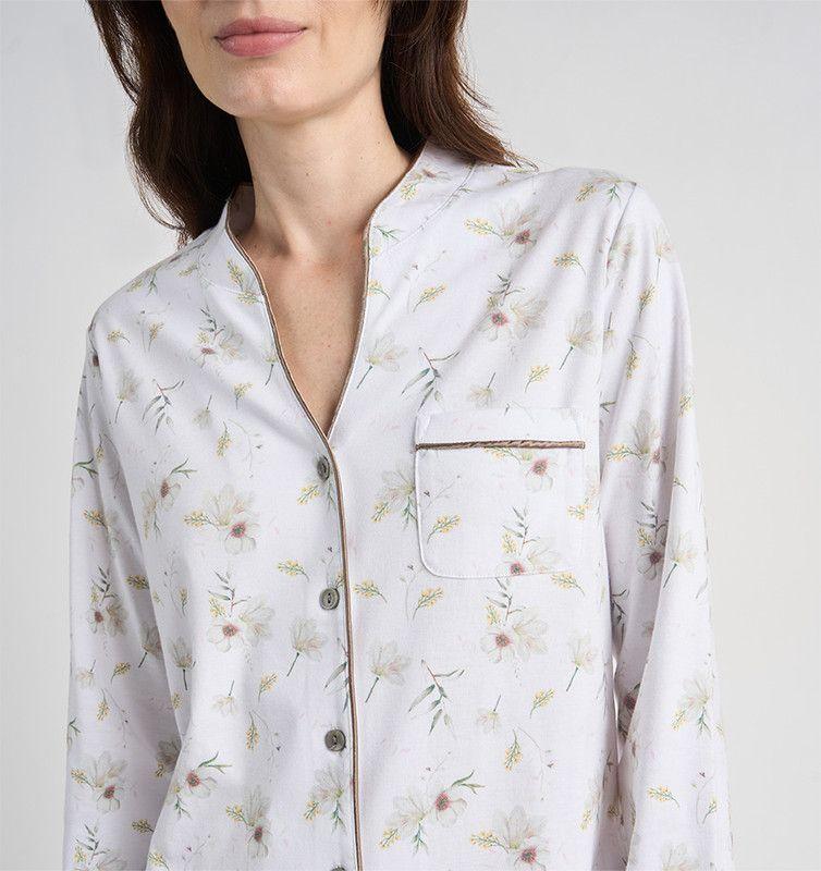 PIJAMA MUJER BARBIZON SPA BLANCO ESTAMPADO-3