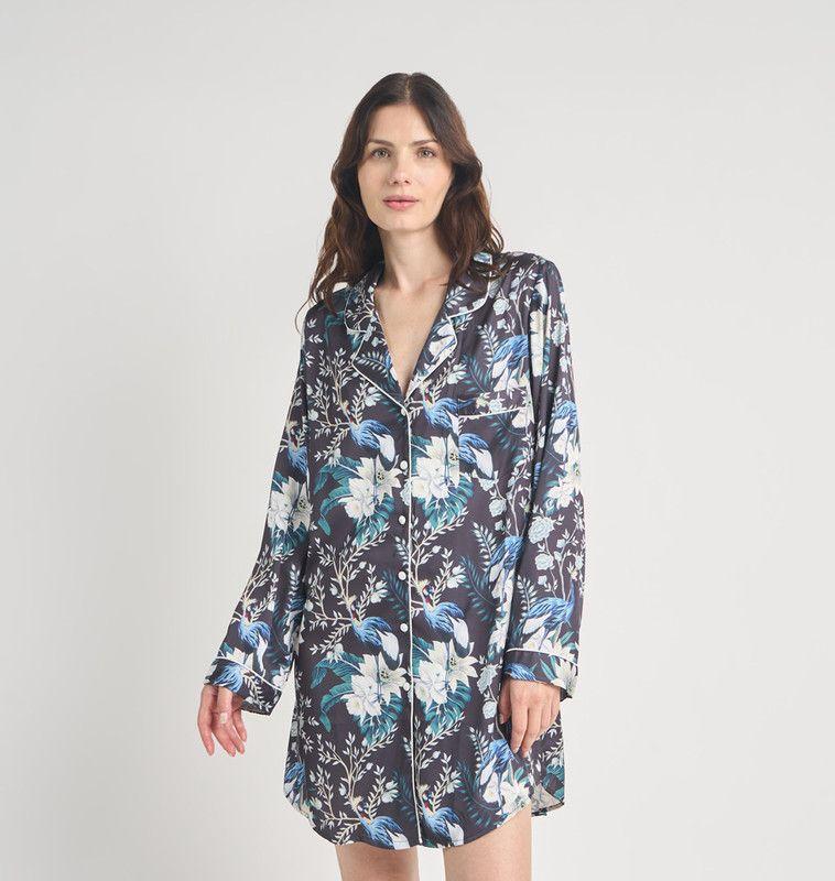 CAMISOLA MUJER BARBIZON SPORT CHARCOAL ESTAMPADO-2
