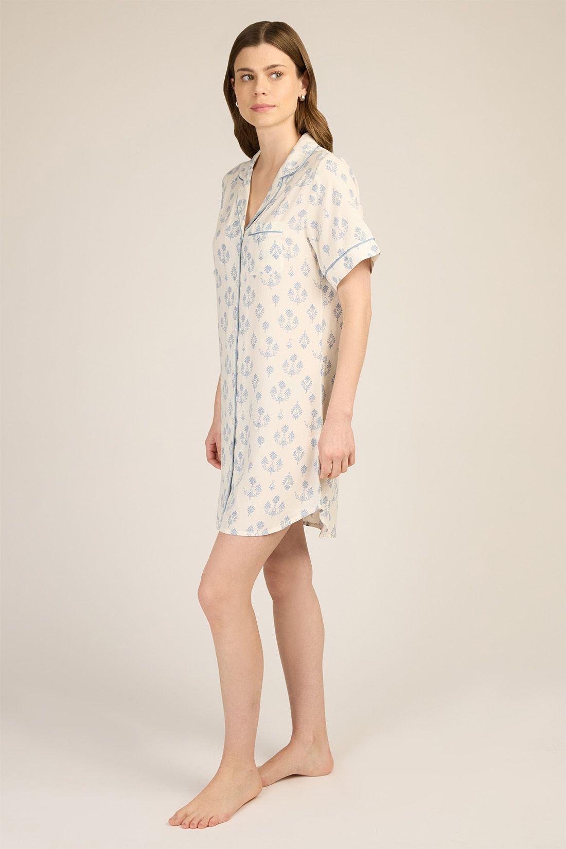 CAMISOLA MUJER BARBIZON ADELA SP AZUL-2