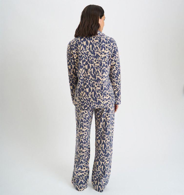 PIJAMA MUJER BARBIZON SPORT POLAR ANIMAL PRINT-1