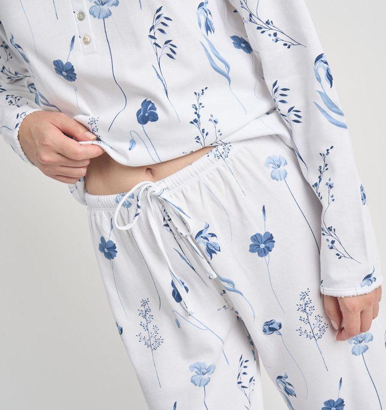 PIJAMA MUJER BARBIZON NEW CUORE BLANCO ESTAMPADO-3