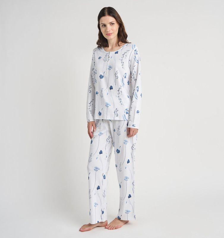 PIJAMA MUJER BARBIZON NEW CUORE BLANCO ESTAMPADO-4