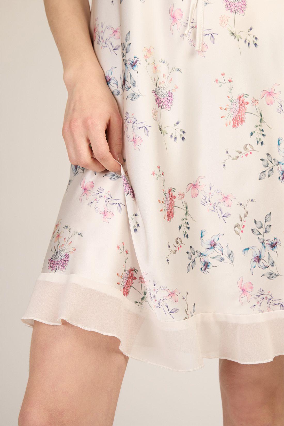 CAMISOLA MUJER BARBIZON SESGO IVORY FLOR-4
