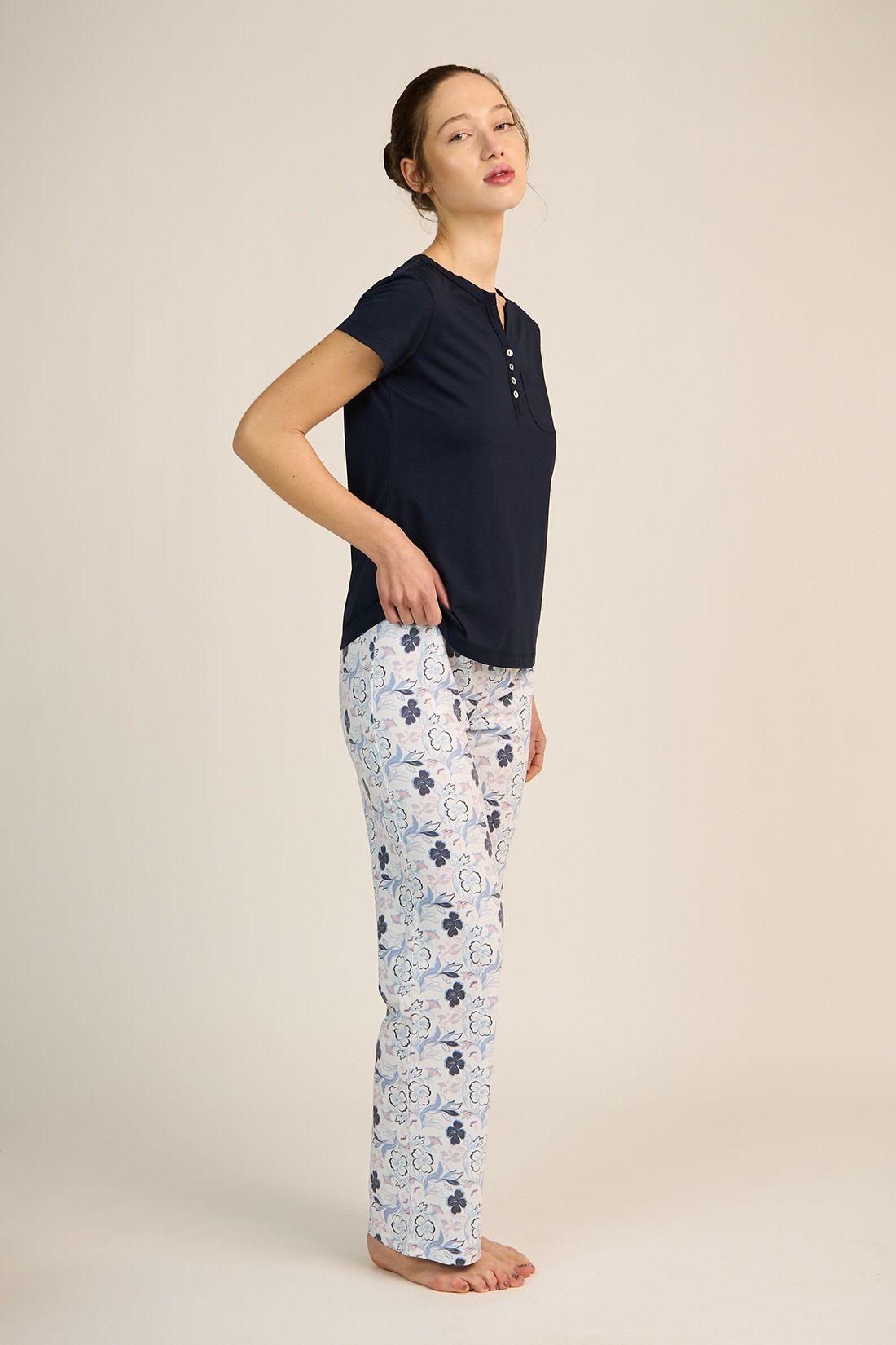 PIJAMA MUJER BARBIZON KATE AZUL-2