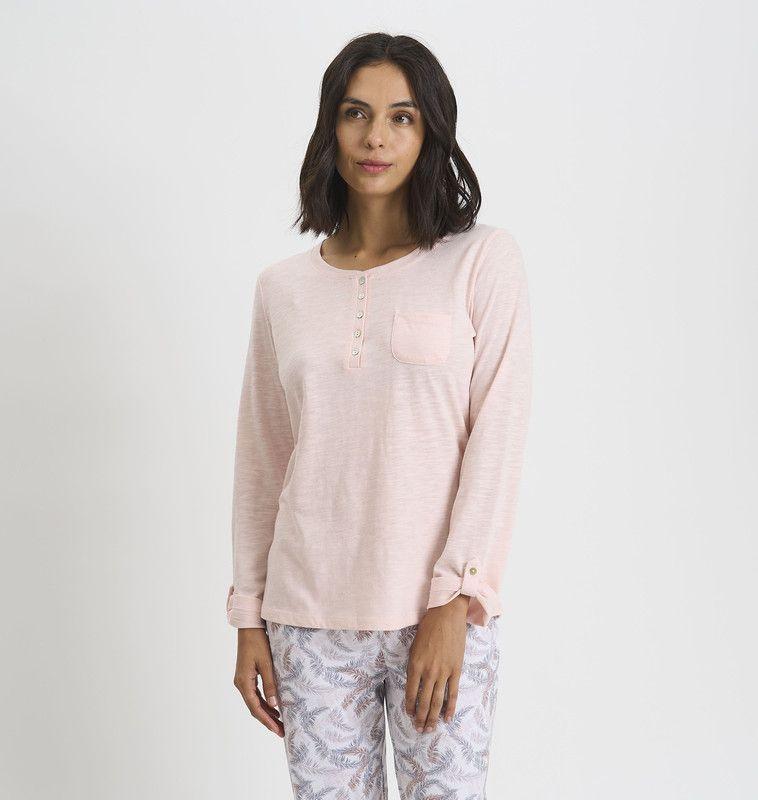 PIJAMA MUJER BARBIZON LAURA TAUPE-2