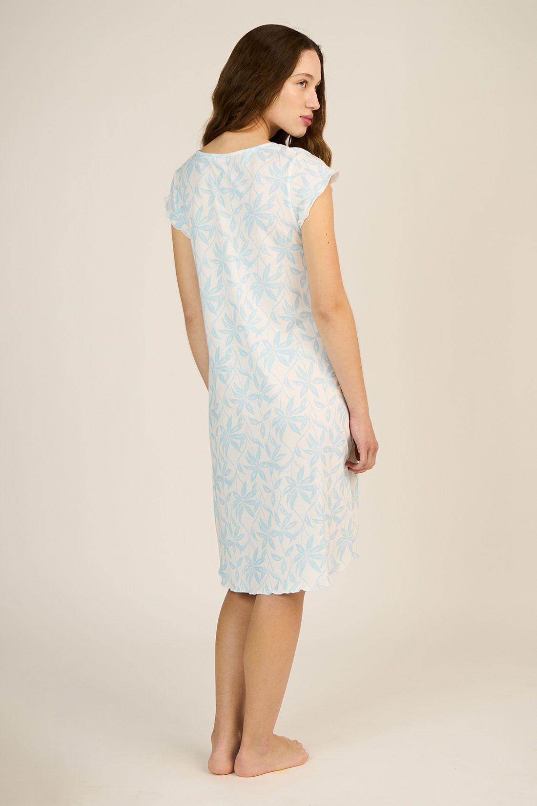 CAMISA MUJER BARBIZON SOCORRO CELESTE-3