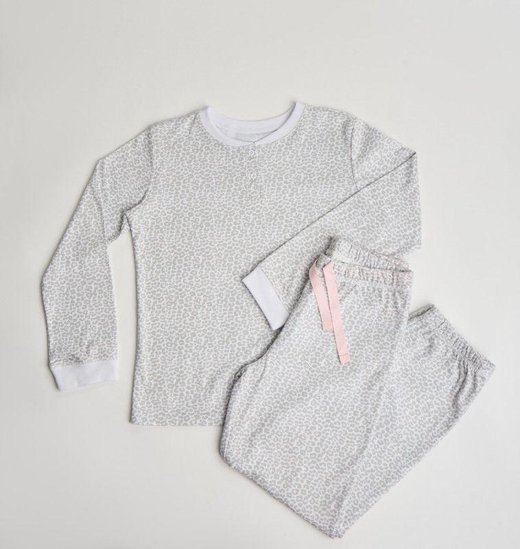 PIJAMA NIÑA BARBIZON PUÑO GRIS CLARO-0