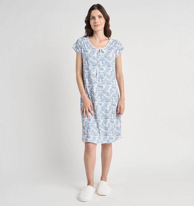 CAMISA MUJER BARBIZON SOCORRO AZUL-0