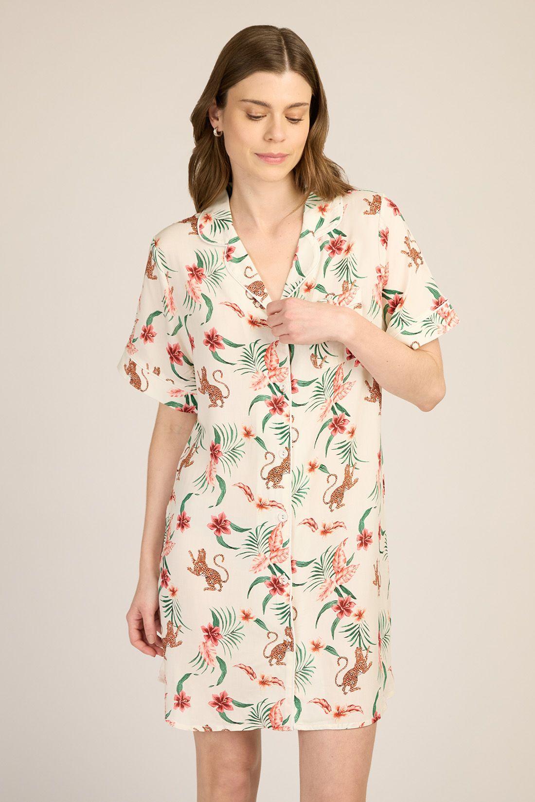 CAMISOLA MUJER BARBIZON ADELA SP IVORY ESTAMPADO-3