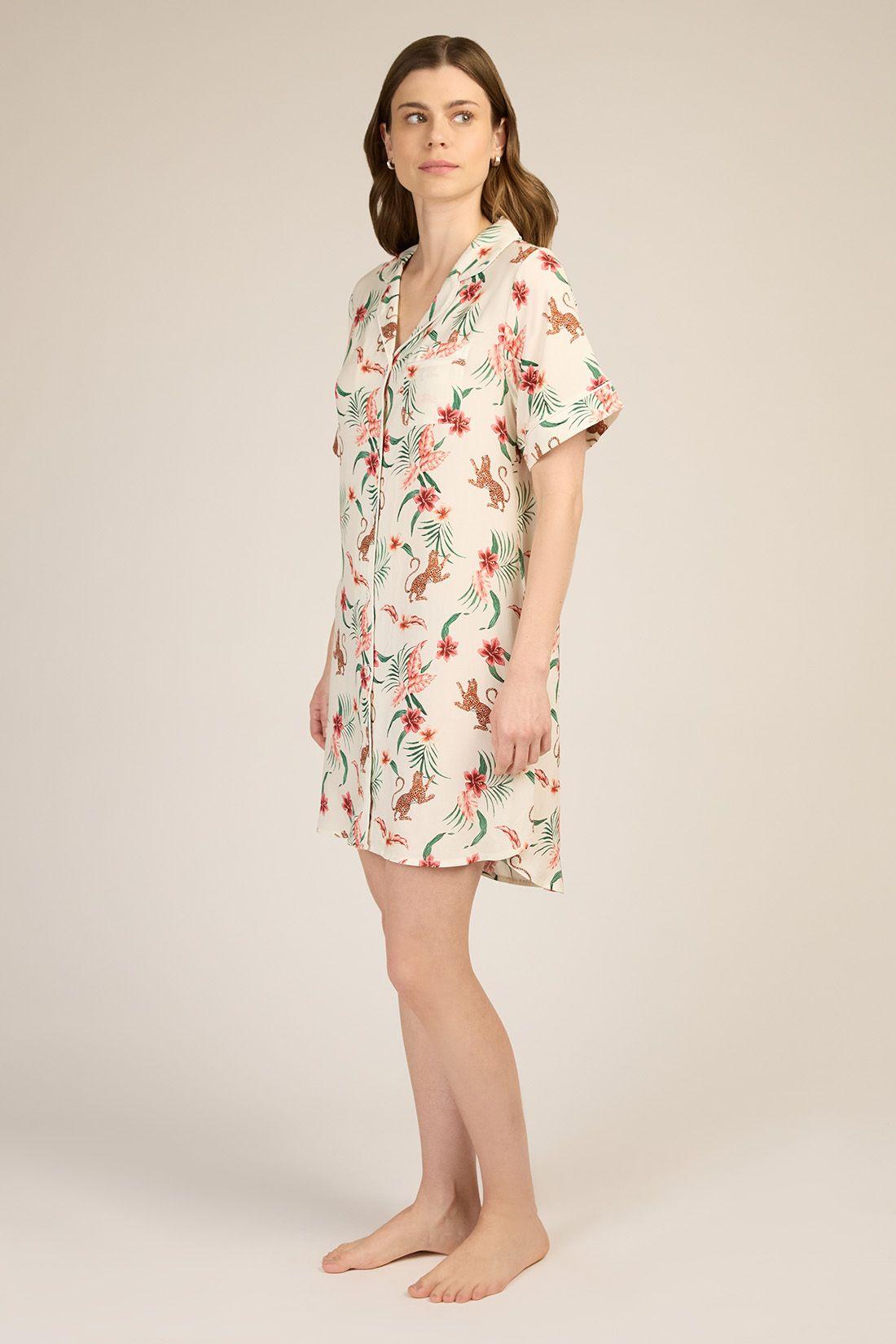 CAMISOLA MUJER BARBIZON ADELA SP IVORY ESTAMPADO-5