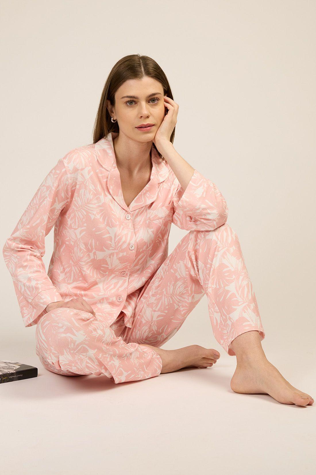PIJAMA MUJER BARBIZON SPA NEW ROSADO-0