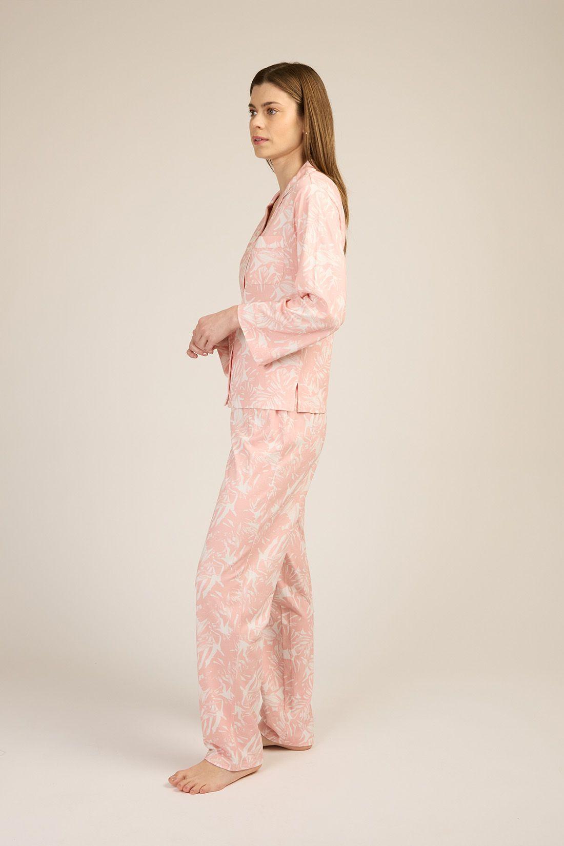 PIJAMA MUJER BARBIZON SPA NEW ROSADO-2