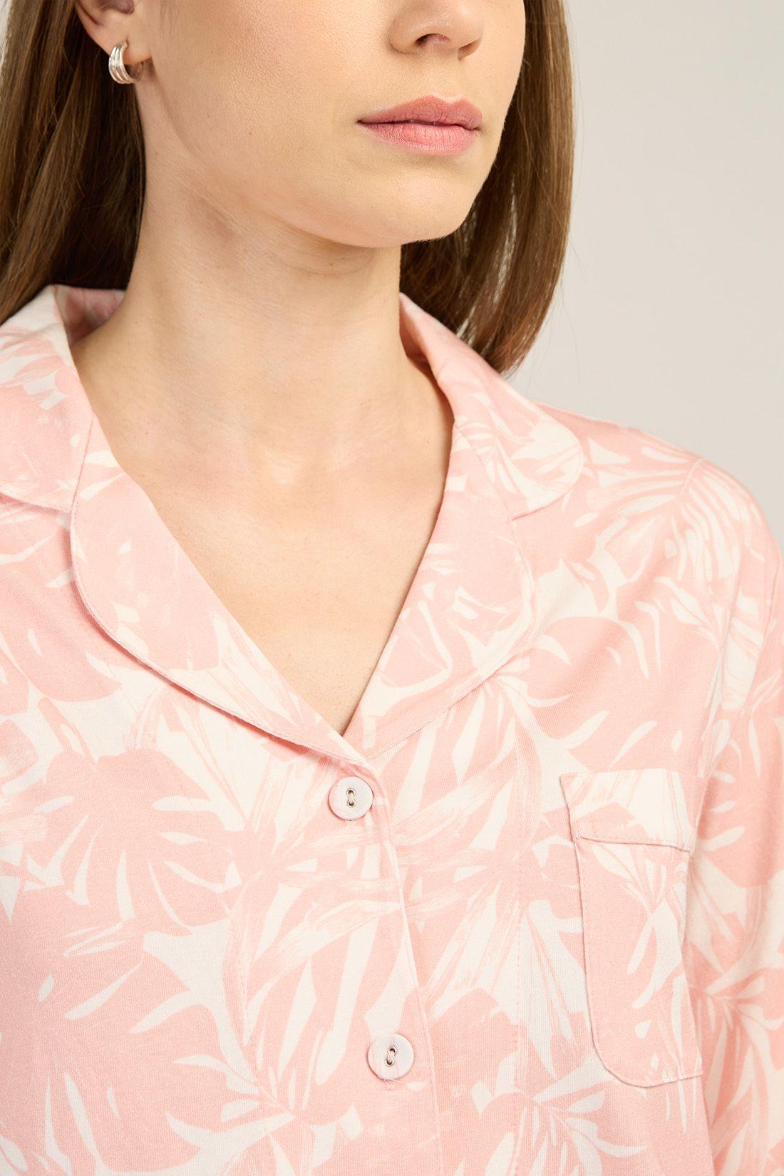 PIJAMA MUJER BARBIZON SPA NEW ROSADO-4