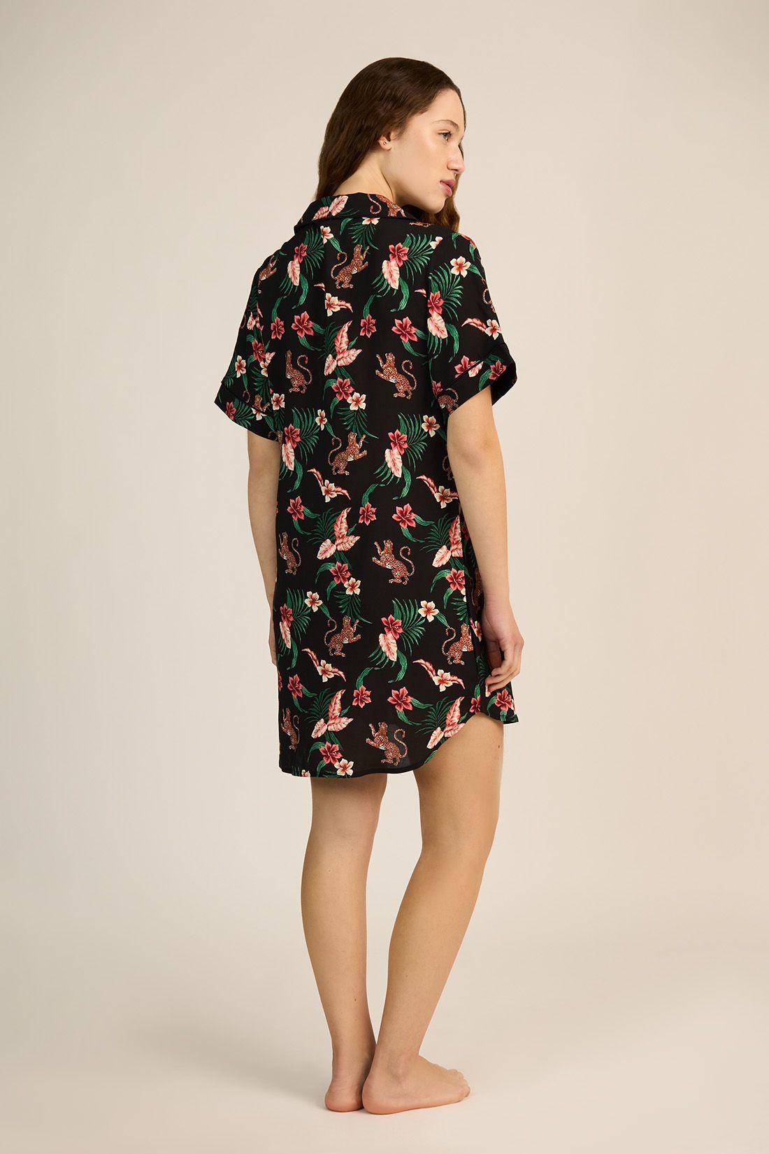 CAMISOLA MUJER BARBIZON ADELA SP NEGRO ESTAMPADO-7