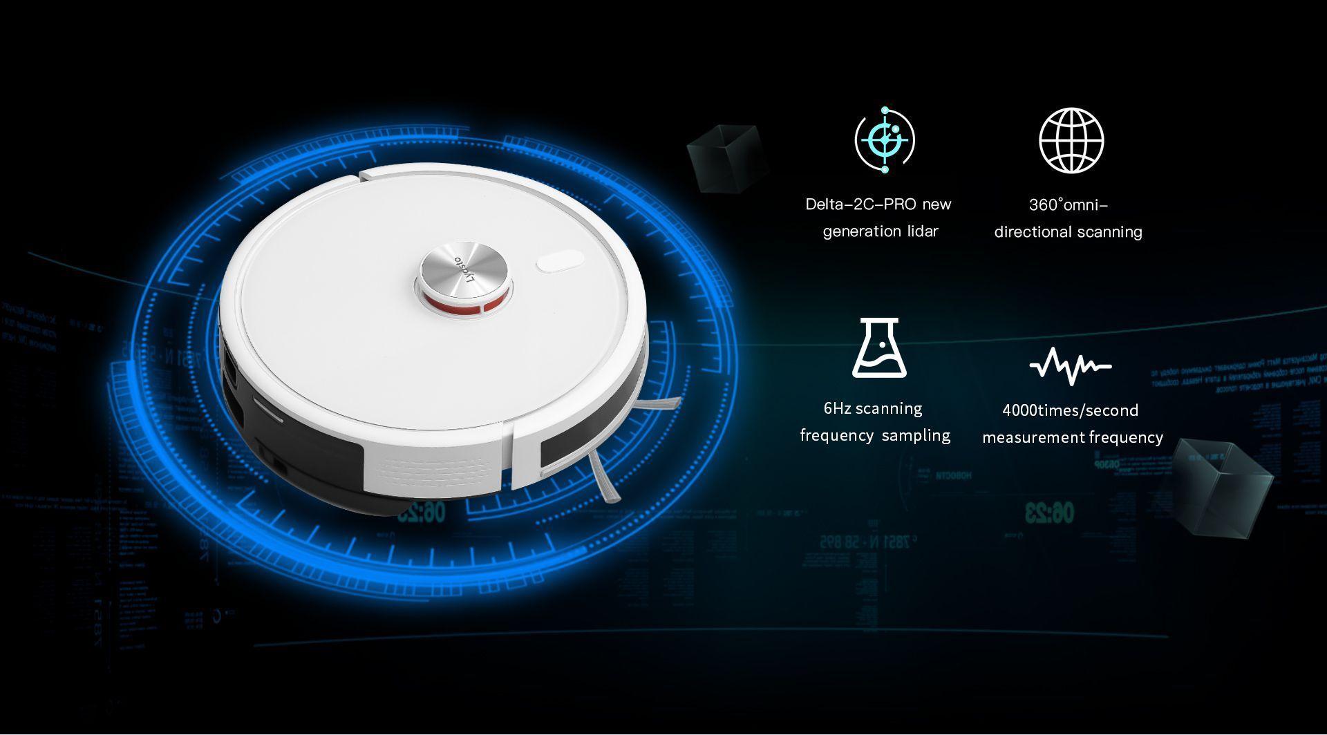 Aspiradora Trapeadora Robot Xiaomi Lydsto R1 Edge -5