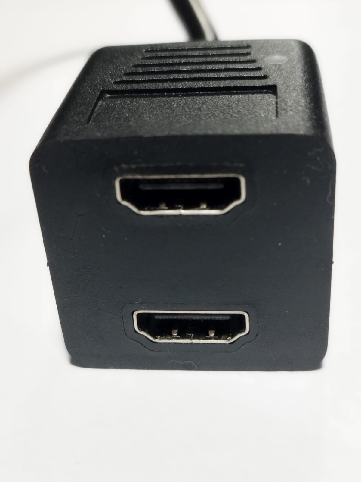 Cable HDMI, splitter 1 entrada , 2 salidas-1