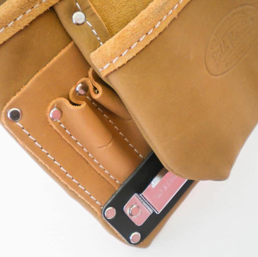BOLSA PORTAHERRAMIENTAS CUERO PLENA FLOR BILL BAILEY 10 BOLSILLOS MOCASIN-3