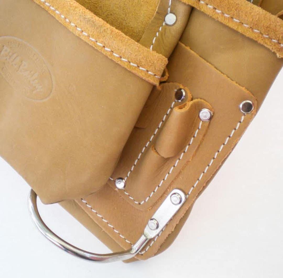 BOLSA PORTAHERRAMIENTAS CUERO PLENA FLOR BILL BAILEY 10 BOLSILLOS MOCASIN-4