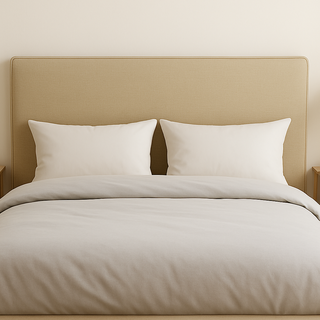 Respaldo Enfundado\Lavable Arrezo Beige – 2 Plazas-2