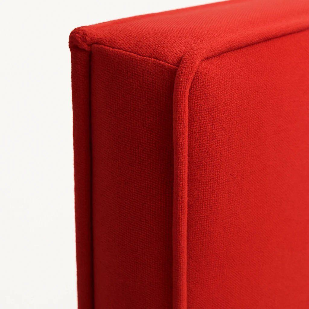 Respaldo Enfundado\Lavable Arrezo Rojo Italiano 2 Plazas-2