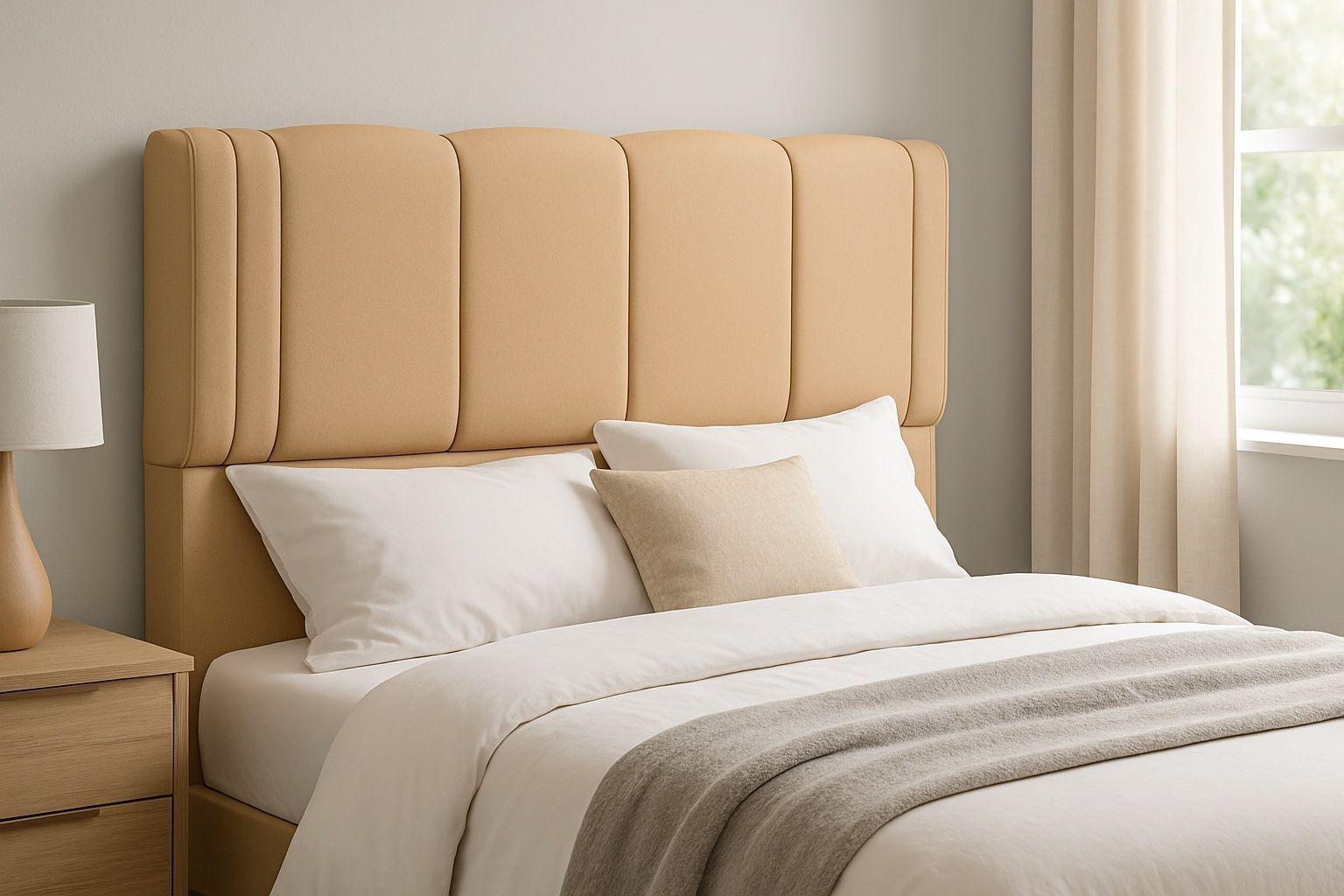 Respaldo De Cama 2 Plazas Milano Beige-2