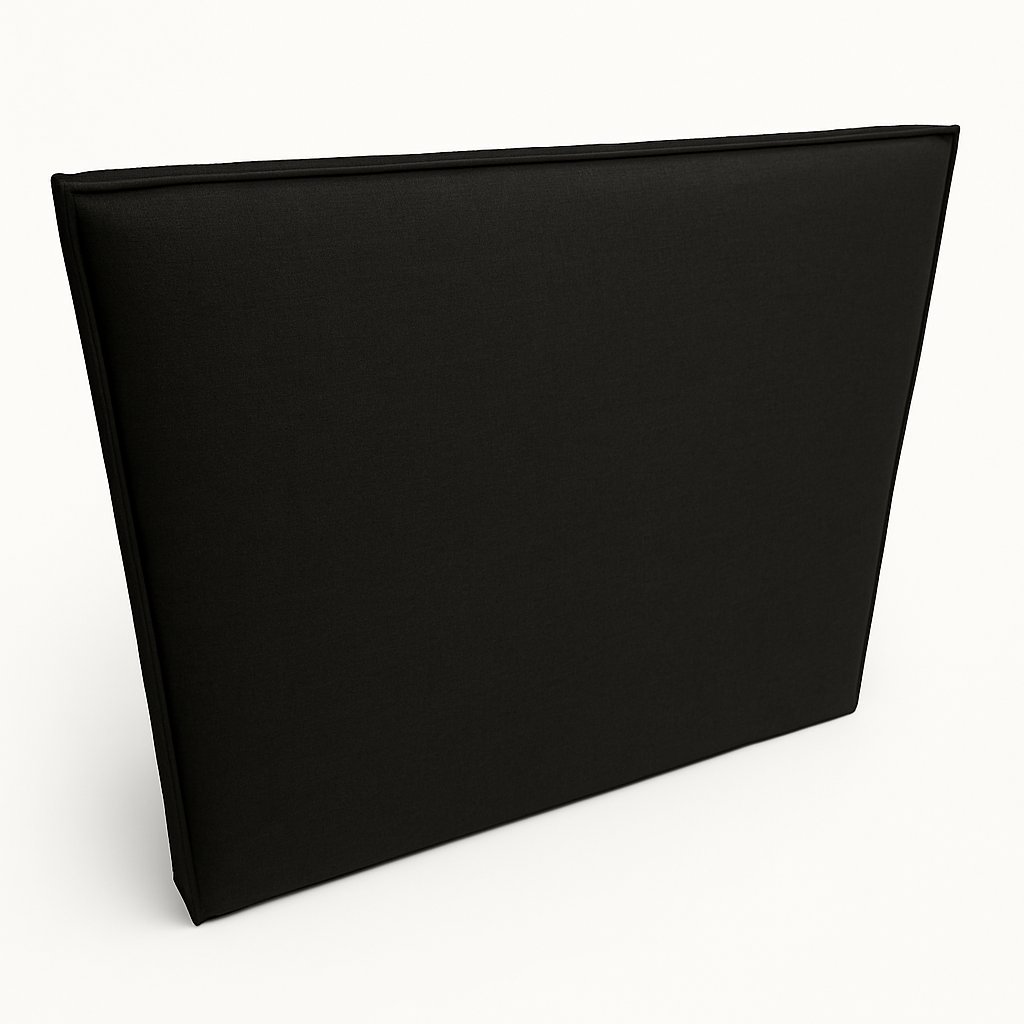 Respaldo Enfundado\Lavable Arrezo Negro – 2 Plazas-2