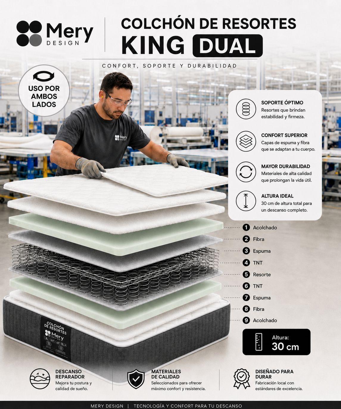 Base King Size mas Colchon Mery Desing-7