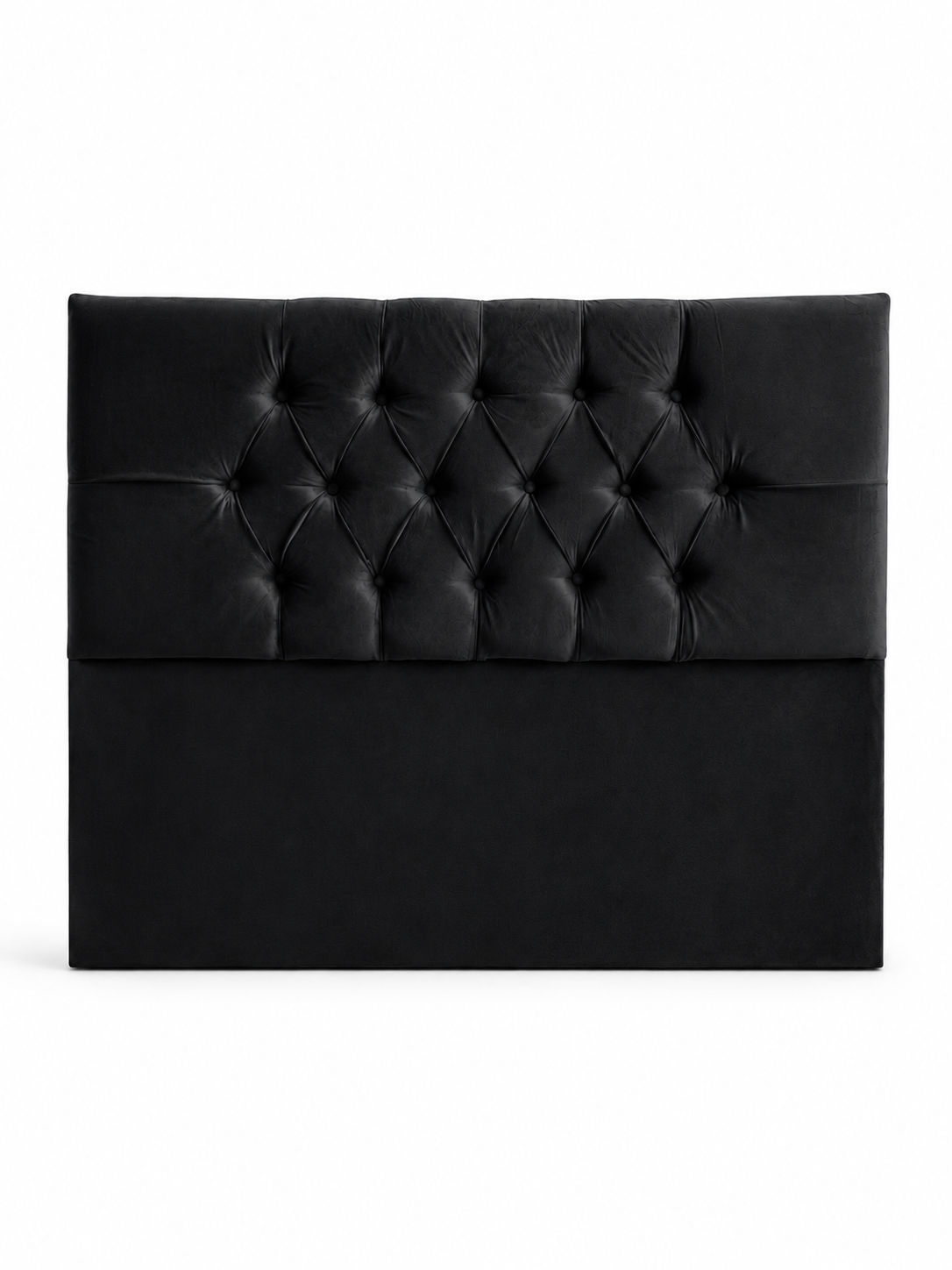 Cama King Size Completa Base mas Respaldo Capitone y Colchon Mery Desing-6