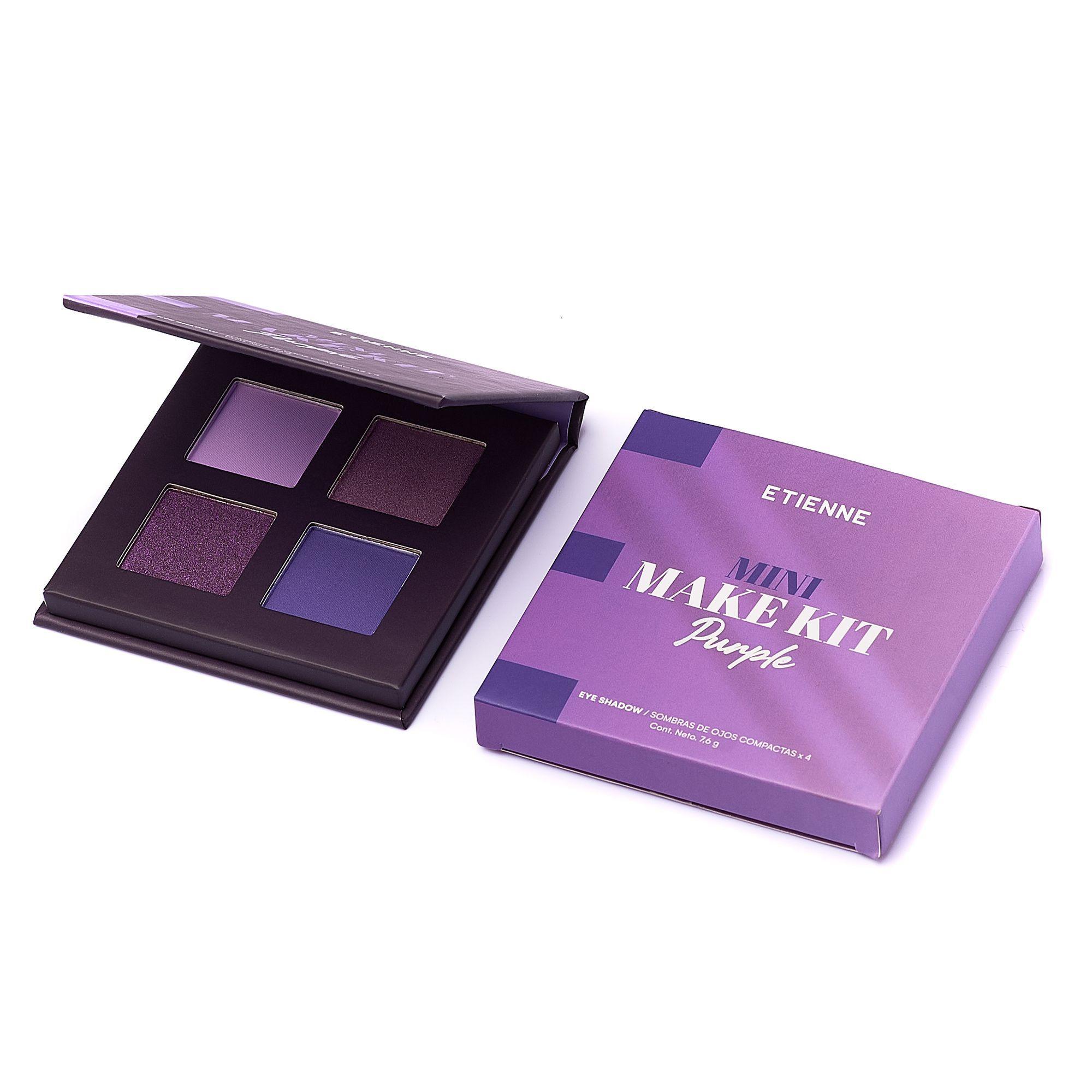 Paleta de Sombras Mini Make Kit Purple x4 Etienne-2