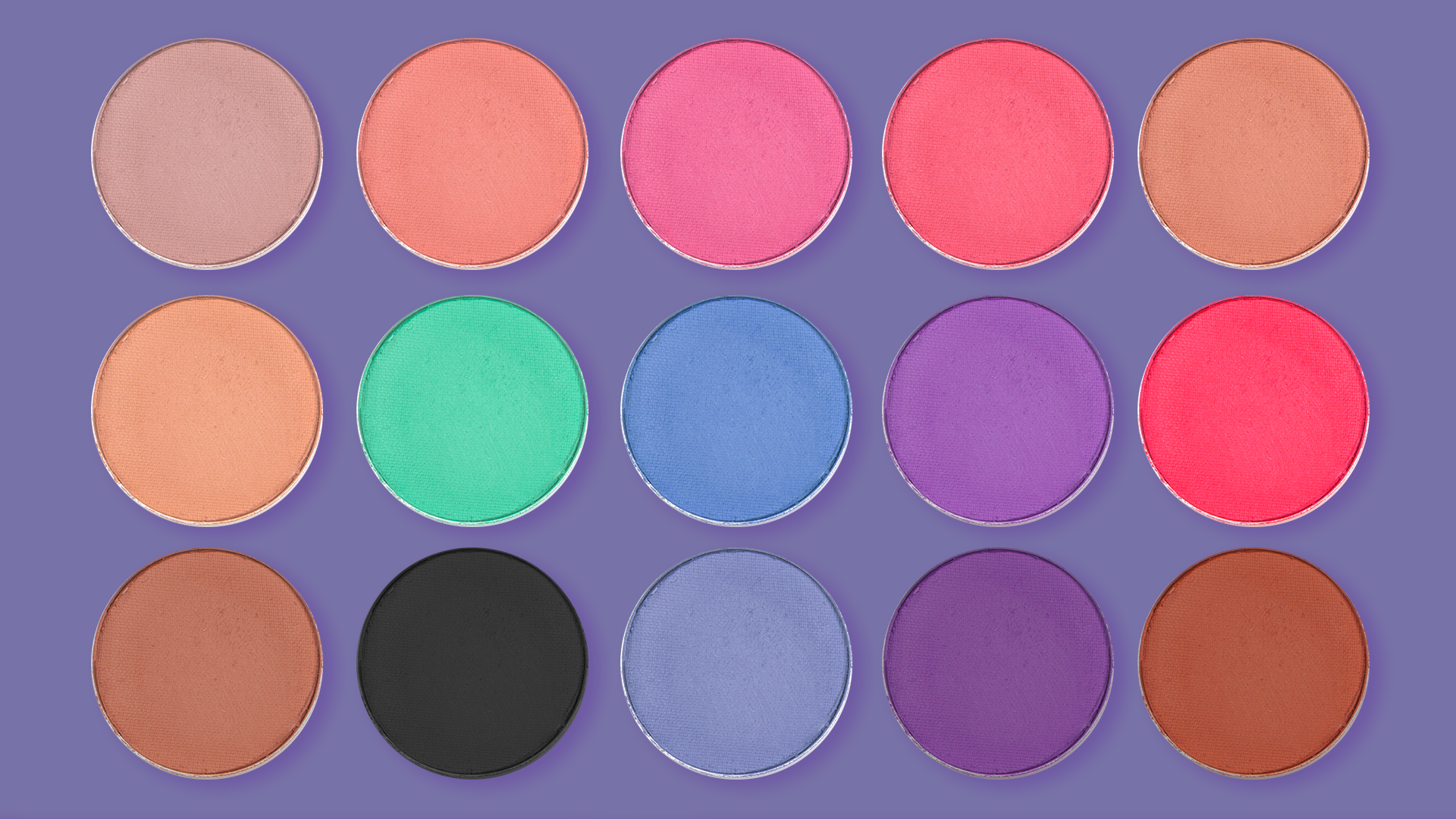 Paleta de Sombras Make kit Shine 15 Colores Etienne-2