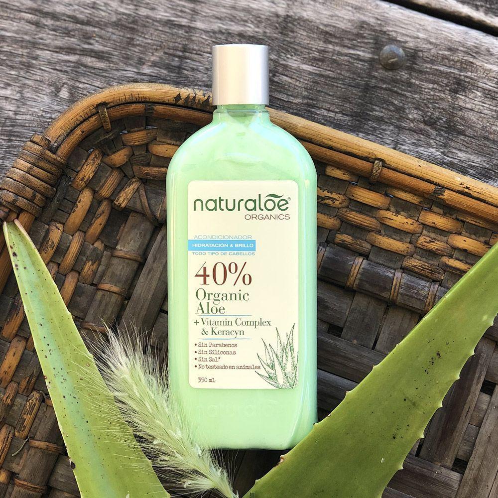 Naturaloe Hidratación y Brillo Acondicionador 350 ml-2