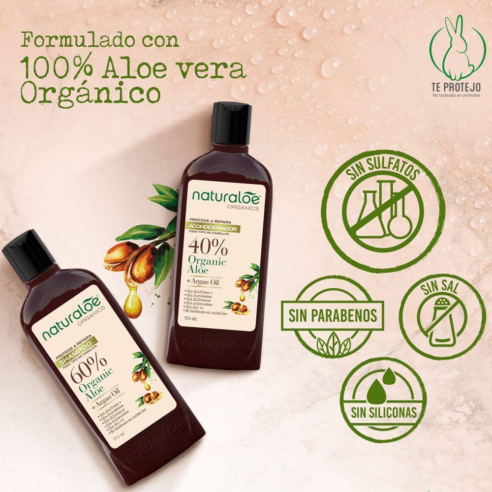 Naturaloe Argán Oil Shampoo 350ml-1