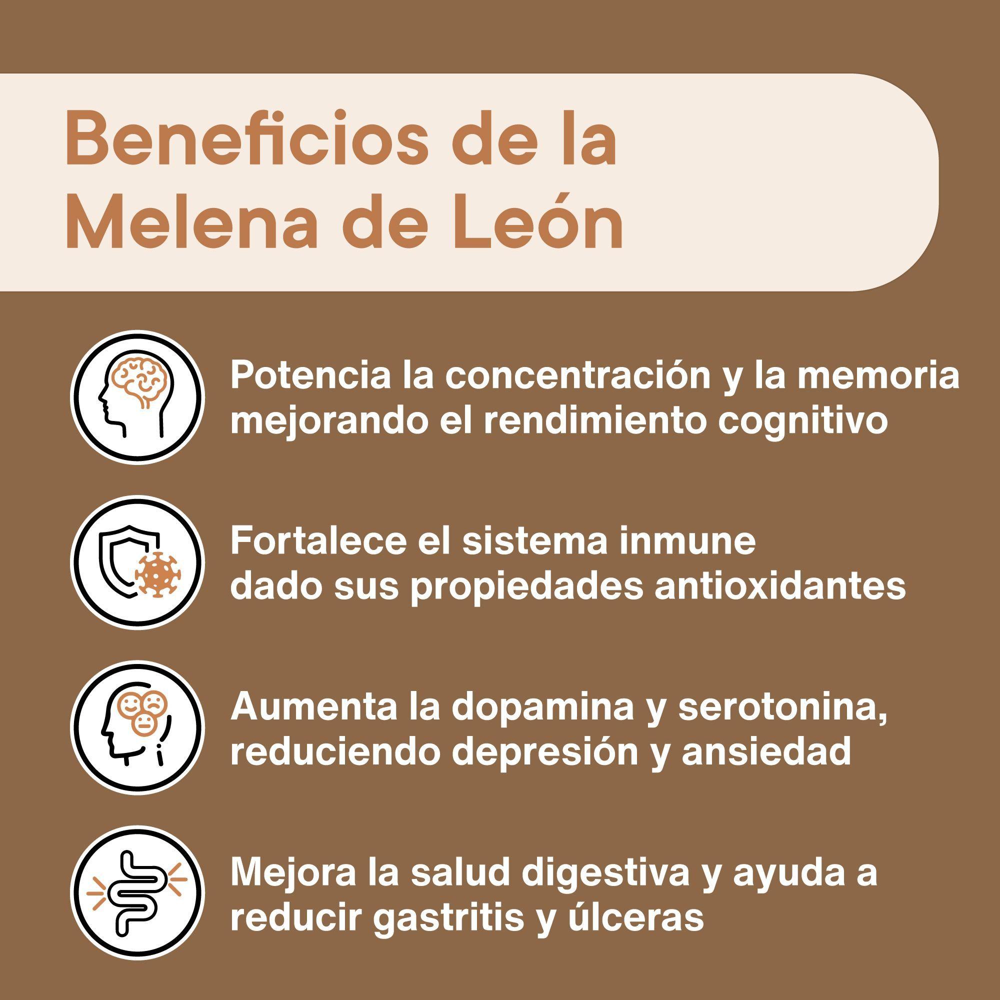 Melena de León 600mg Pack 2x60 Cápsulas Natural NutraCore-4